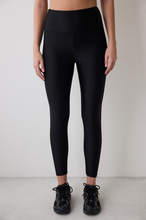 Siyah Parlak Tayt Image 1