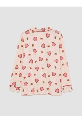 Gömlek Yaka Desenli Hamile Pijama Takım Image 6