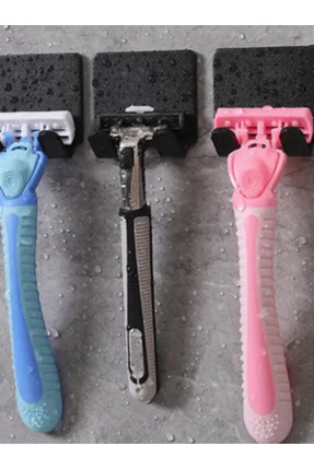 Yapışkanlı Jilet Tutucu – Banyo ve Duş İçin Duvar Askısı, Düzenleyici Askı Image 1