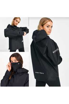 Trail Gore-Tex Kadın Siyah Koşu yagmurluk DM7565-010 Image 0