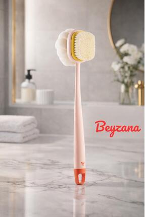 2'si 1 arada kıl ve lif kabağı ile duş vücut fırçası Uzun Saplı Sırt Fırçası Image 2