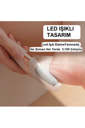 Şarjlı Ayak Törpüsü Pedikür ve Ayak Bakım Aleti Ayak Tabanı Bakım Törpüsü Topuk Nasır Temizleme Image 2