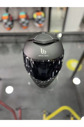 Helmets Thunder 4 Matt Black Kask Şeffaf Vizörlü Image 3