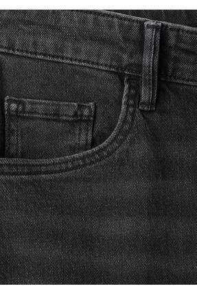 Yüksek bel wide leg jean pantolon Image 4