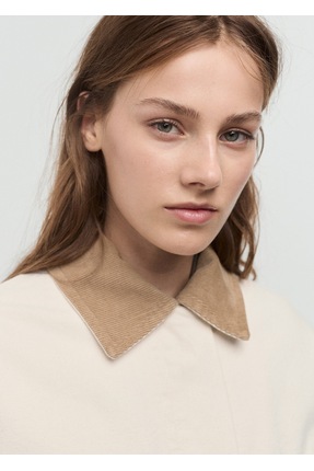 Kadife yaka jean parka Image 5