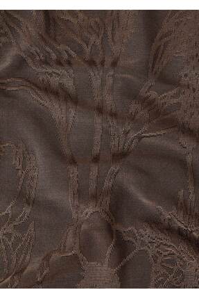 Düz kesim çiçek desenli jakar pantolon Image 4