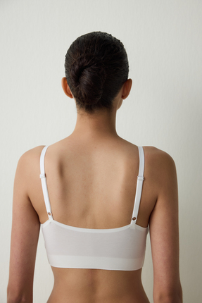 24 Saat İz Bırakmayan Kırık Beyaz Bralet Image 4