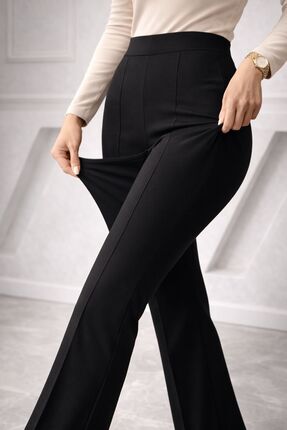 TREND TOPARLAYICI ÖN ÜTÜ İZ DETAYLI TAYT PANTOLON Image 3