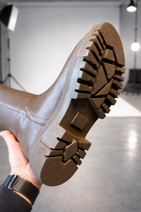 Kahve bot / diz boyu / su geçirmez / çizme Image 2