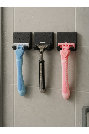 Yapışkanlı Jilet Tutucu – Banyo ve Duş İçin Duvar Askısı, Düzenleyici Askı Image 0