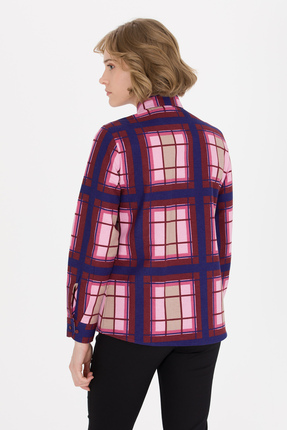 Kadın Vişne Uzun Kollu Gömlek 50253327-VR223 Image 4