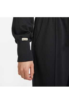 Sportswear Collection Crop Kadın Siyah Ceket Image 4