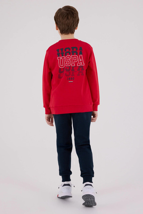 ERKEK ÇOCUK EŞOFMAN TAKIMI - KIRMIZI Image 4