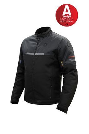 Wise Korumalı Motosiklet Montu 50. Yıl Özel Füme Wisef Image 0