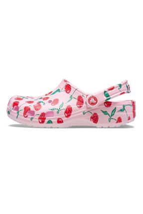 211008-6ZW Classic Fresh Fruits Clog Terlik Pembe Image 1
