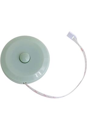 1.5 Metre Plastik Otomatik Mezura - 1 Adet Yesil Image 3