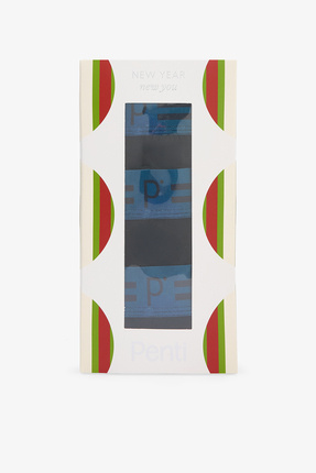 Erkek 3'lü P Logolu Boxer Image 2