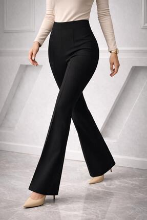 TREND TOPARLAYICI ÖN ÜTÜ İZ DETAYLI TAYT PANTOLON Image 6