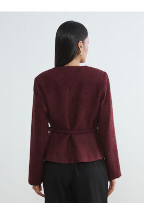 Çelebi Store'dan Kaliteli Parçalar Oval Roba Kadın Tüvit Ceket Image 4