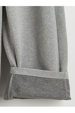 Beli Lastikli Kadın Kalın Eşofman Altı Image 1