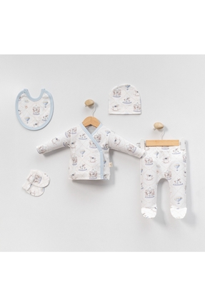 ERKEK 0-3 AY ATLI KARINCA 5Lİ SET Image 0