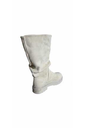 Şık Tasarım Körüklü Süet Çekme Çizme (1 Numara Büyük Tercih Edilebir ) Image 1