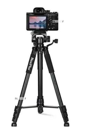 Profesyonel Fotoğraf Ve Video Çekimi Tripot Telefon Tutucu Youtuber Tripodu Tiktok 175cm Image 0