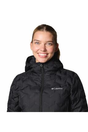 Delta Ridge II Down Kapüşonlu Kadın Kaz Tüyü Mont Image 3