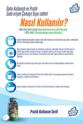 Çamaşır Suyu Tableti Hijyenik Ultra Konsantre 32 Tablet Turunç Image 3