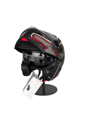 Ws-202 Güneş Gözlüklü Çene Açılır Kask (Şeffaf Vizörlü) C1 Image 6