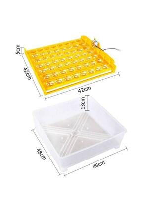 56lı Tam Otomatik Kuluçka Makinesi Full Otomatik Kuluçka Makinası Image 4