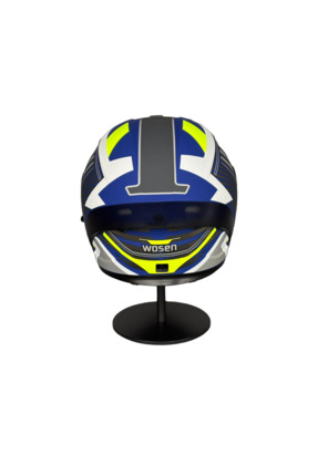 Ws-202 Güneş Gözlüklü Çene Açılır Kask Siyah Vizörlü A1 Image 4