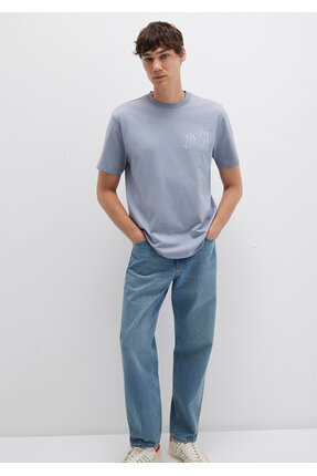 1991 Baskılı Tişört Loose Fit / Bol Rahat Kesim 0612908-86584 Image 1