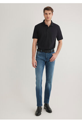 Black Siyah Polo Tişört Regular Fit / Normal Kesim 0612520-900 Image 1