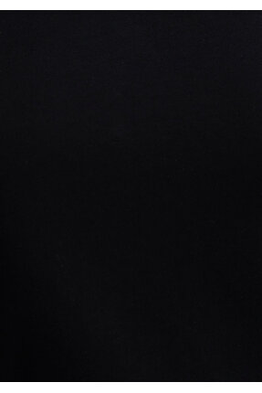 Logo Baskılı Siyah Tişört Semi Slim Fit / Yarı Dar Kesim 1612962-900 Image 6