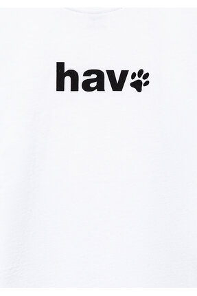 Hav Baskılı Beyaz Çocuk Tişört Regular Fit / Normal Kesim 6610350-620 Image 5
