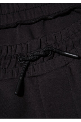 Siyah Basic İnterlok Eşofman Altı 0010343-900 Image 6