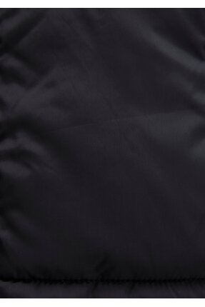 Su İtici Kapüşonlu Siyah Şişme Mont 1110199-900 Image 7