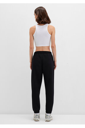 Siyah Basic Eşofman Altı 1600430-900 Image 4