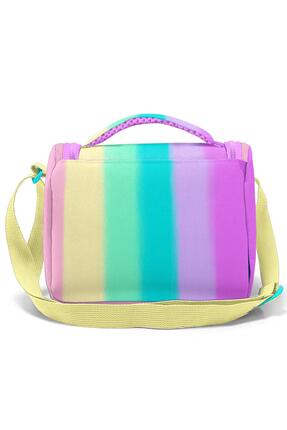 Renkli Çizgili Desenli 3’lü Okul Çanta Seti SET0123630 Image 5