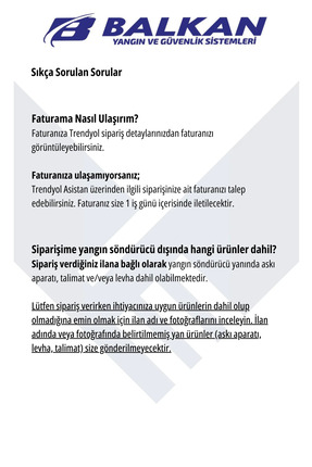 1 KG ABC YANGIN SÖNDÜRME CİHAZI Image 2