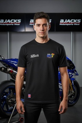 Toprak Razgatlıoğlu MotoGP Pramac Özel Tasarım Siyah Premium Tişört Image 3