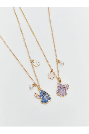 ESVAB'dan Seçimler Lilo ve Stitch Baskılı Kız Çocuk Kolye Image 0