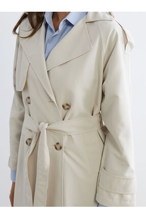Çelebi Store'dan Kaliteli Parçalar Kruvaze Roba Kadın Trençkot Image 2