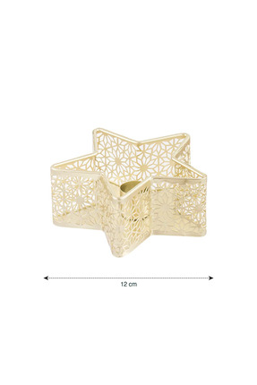 LCW HOME Sarı Yıldız Figürlü Mumluk Image 3