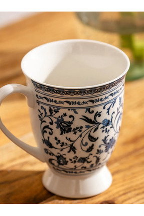 LCW HOME Lacivert Baskılı Porselen Kupa 280 Ml Image 1