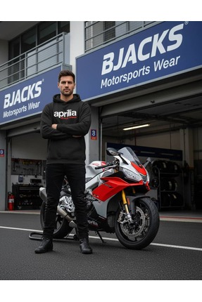 Aprilia Yarış Özel Unisex Hoodie - Aprilia Tutkunlarına Özel Image 2