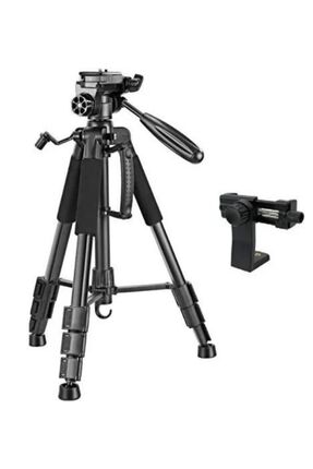 Profesyonel Fotoğraf Ve Video Çekimi Tripot Telefon Tutucu Youtuber Tripodu Tiktok 175cm Image 1