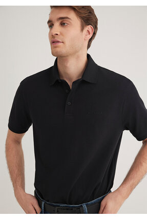 Black Siyah Polo Tişört Regular Fit / Normal Kesim 0612520-900 Image 0