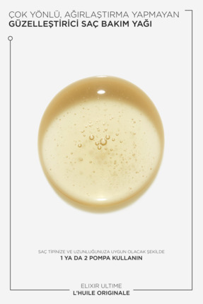 Elixir Ultime Saç Bakım Yağı 30 ml 30 ml Image 3